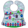 BabyOno Podbradník nepremokavý s kapsičkami - Vtáčiky - 6m+ BabyOno