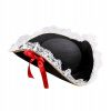 KALEPUS TRICORN PIRÁTSKY PIRÁT ČIERNY