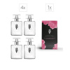 Testovacia sada + 4 kvetinovo-drevitý parfum 30 ml