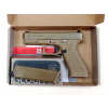 UMAREX Airsoftová pištoľ Glock 19X, kovový záver, plyn blowback - Coyote - - VRÁTENÉ V 14 DŇACH