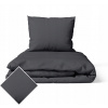 Kompletná posteľná bielizeň Posciel-Hurt 160x200 cm, sivá, bavlnená