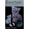 HCM Kinzel 3D Crystal puzzle Kočka s koťátkem 49 ks
