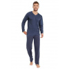 Pánské pyžamo Trevor 3069/3070/3071/31 TARO jeans 4XL