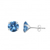 Majya Strieborné náušnice BLUE 10503