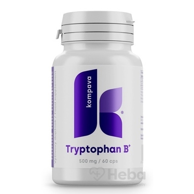 kompava Tryptofan B+ cps 500 mg (Dobrá nálada a spánok) 1x60 ks