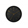 Designové nástěnné hodiny 5898BK Karlsson 35cm