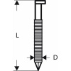 Clipped head strip nail SN34DK 75R 2.8 mm, 75 mm, bright, grooved 3000 ks Bosch Accessories 2608200016; 2608200016