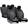 Pokter Autopoťahy pre Dacia Logan (I) 2004-2012 Exclusive Alcantara - sivé 2+3