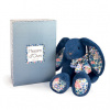 Doudou Histoire d´Ours kamarát modrý zajačik 25 cm