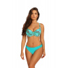 Dámske dvojdielne plavky Bora Bora 6 S940BR6-3 Green Patterned - Self 46E