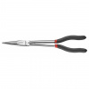 FORCE kliešťe dlhé polguľaté, dĺžka 280mm, 45 st.
