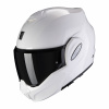 Moto přilba SCORPION EXO-TECH EVO solid bílá - Velikost M