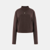 Dámska Mikina GUESS OLYMPE HIGH NECK SWEATSHIRT V4YQ05KCAY2-A10K – Hnedá