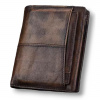 SAMUELSON Pánska kožená peňaženka Dark Coffee