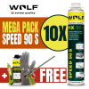 Wolf swiss quality Montážne lepidlo (PUR) pištoľové FIX SPEED 90S 10 ks MEGA PACK 750ml 750 ml 10 ks