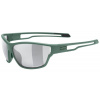 UVEX SPORTSTYLE 806 V Moss mat/smoke CAT.1-3 brýle s technologií uvex variomatic