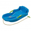 BABY MIX Plastové bôby s operadlom a brzdami Baby Mix Speed ​​bob Modré