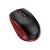 Genius NX-8006S , Myš, bezdrátová, optická, 1600dpi, 3 tlačítka, USB,tichá, černo-červená 31030024401
