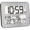 NÁSTENNÉ HODINY BUDÍK VEĽKÝ TFA Strieborný 25,8cm (60.4512.54)
