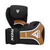 Boxerské rukavice RDX AURA plus T-17 černé/zlaté 14 oz