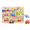 Tooky Toy Vkladacie puzzle Dopravné prostriedky