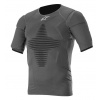 Termoprádlo s krátkym rukávom a protektory ROOST BASE, ALPINESTARS (antracit čierna, veľ. 2XL/3XL)