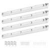 Závesné svietidlo Vevor 60 W s integrovaným LED zdrojom 127 cm, biele