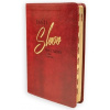 Božie Slovo - Nová zmluva, Žalmy a Príslovia 2025 - imitácia kože, tmavočervená