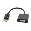 CABLETECH Displayport - DVI (24+5) redukcia KOM0981