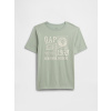GAP Detské tričko s potlačou Zelená M Zelená Zelená