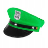 POLICAJNÁ ČIAPKA POLICAJTA NEÓNOVÁ ZELENÁ