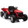LEAN CARS Elektrický Traktor s vlečkou HC-306 - 24V červený - 2x95W - BATÉRIA - 24V 7Ah - 2026