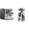 Rocket Espresso Appartamento, black/copper + Eureka Mignon Specialita Compatto, CR chrome