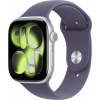 Apple Watch Series 11 (46mm) Strieborný hliník s hmlovo fialovým športovým remienkom M/L MEVA4MP/A