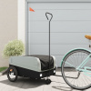 vidaXL Vozík za bicykel, čierno sivý 45 kg, železo 94070