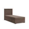 Signal Čalúnená posteľ VINCENZA 90x200 cm s pružinovým matracom Hnedá