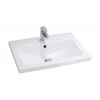 Cersanit Como umývadlo 60x45 cm obdĺžnik umývadlo na nábytok biela K32-003-BOX