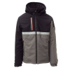 PAYPER WISE PAD S00096-0489 / Zimná pánska softshellová bunda - smoke/black S