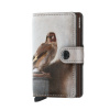 Luxusné kožené puzdro na karty SECRID Miniwallet Art Goldfinch – Carel Fabritius
