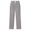 Dámske pyžamové nohavice QS6893E 5FQ čierno / biela - Calvin Klein M černobílá