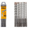 DeWALT Súprava SDS-Plus vrtákov, dĺžka 160 mm (8 ks) DT60300