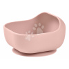 Miska pre bábätká Silicone Suction Bowl Cotton Candy Beaba zo silikónu s prísavkou ružová od 4 mes