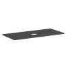Hansgrohe Xilesa E - Doska pod umývadlo, 118x55 cm, výrez uprostred, matná sivá 54277760