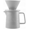 Keramický drip s kanvicou 500 ml Biely lúhovač na kávu sada