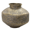 Clayre & Eef Zlatá antik dekoračné váza Gemma - Ø 27*21 cm - Clayre & Eef