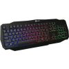 Herná klávesnica C-TECH Arcus (GKB-15), casual gaming, CZ/SK, duhové podsvietenie, USB