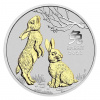 MINCA 1 OZ YEAR OF THE RABBIT 2023 POZLÁTENÉ