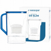 Filtračná kanvica Wessper D3 SLIM 2,7l modrá + filter
