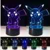 Nočná lampa do detskej izby - Pokémon Pikachu Go nočná lampa 3D LED pre darček (Nočná lampa do detskej izby - Pokémon Pikachu Go nočná lampa 3D LED pre darček)