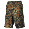 US BDU kraťasy, flecktarn, s bočnou kapsou - XXL (M.F.H.)